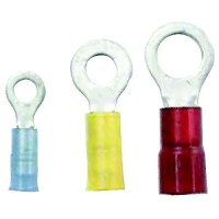 Ancor 210222 Marine Grade™ Nylon Insulated Ring Terminals, #8 Fastener, 12-10 Wire, Yellow, 25/Pk - 210222 - 639-210222F1